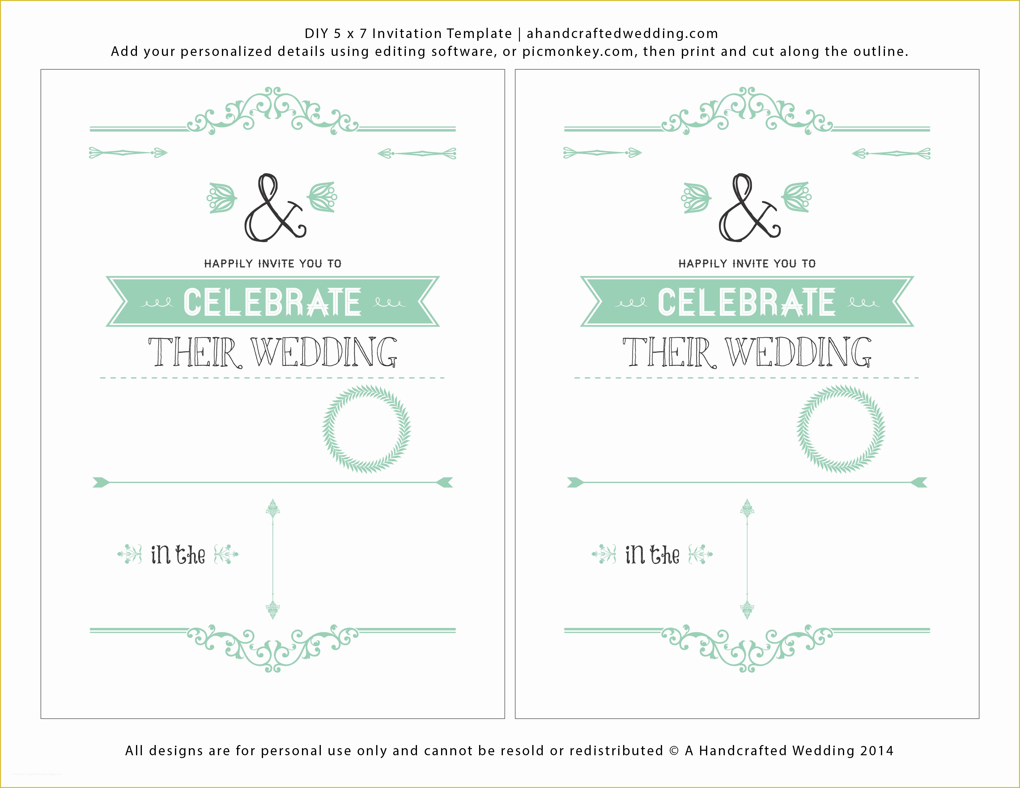 Free Printable Wedding Invitations Templates Downloads Of by Invitation Ly Template