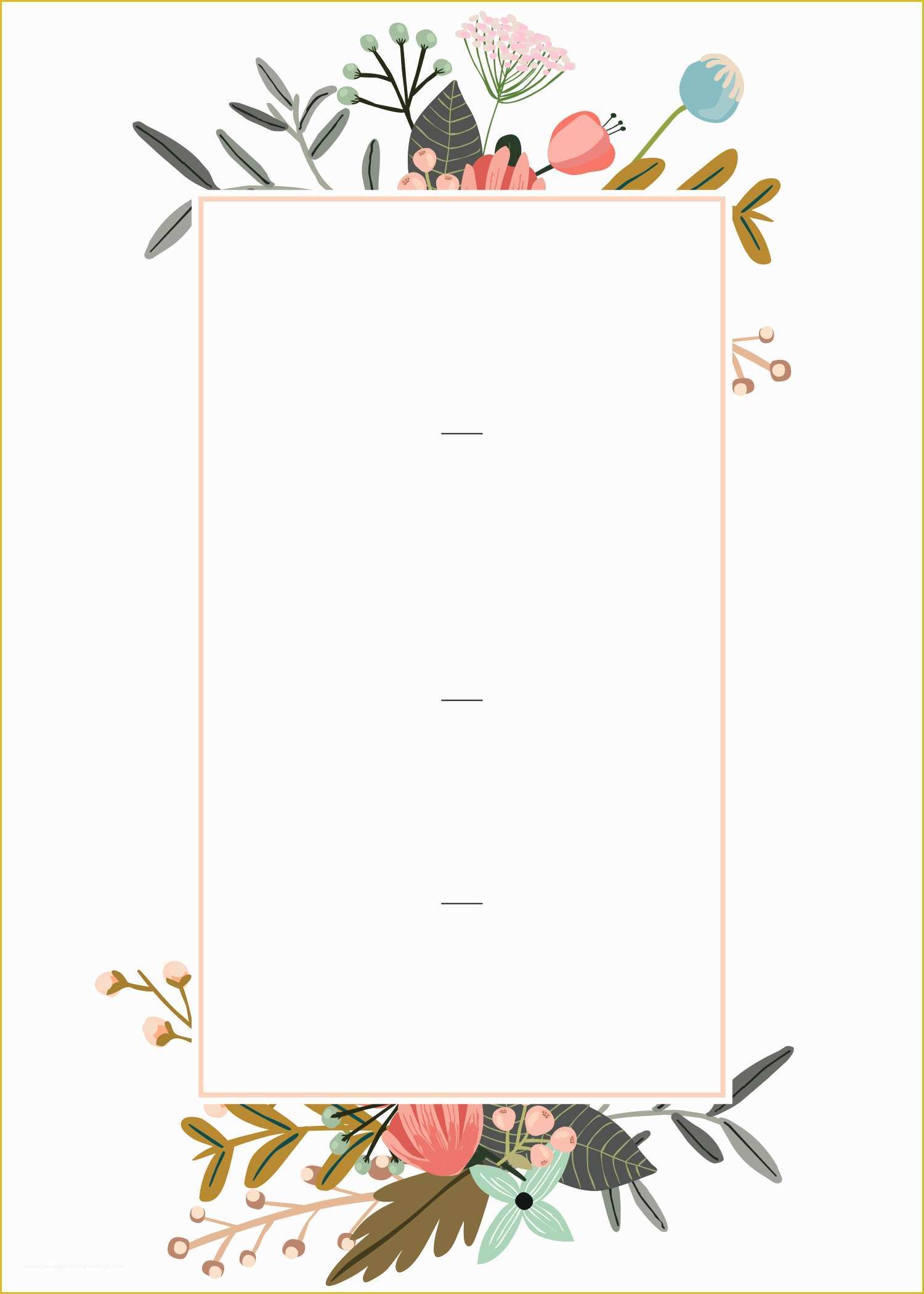 Free Printable Wedding Invitations Templates Downloads Of Editable Wedding Invitation Templates for the Perfect Card