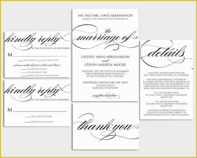 Free Printable Wedding Invitations Templates Downloads Of Wedding Invitation Printable Wedding Invite formal