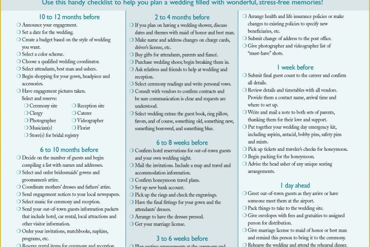 Free Printable Wedding Planning Templates Of Beautiful Free Printable Wedding Planner Workbook