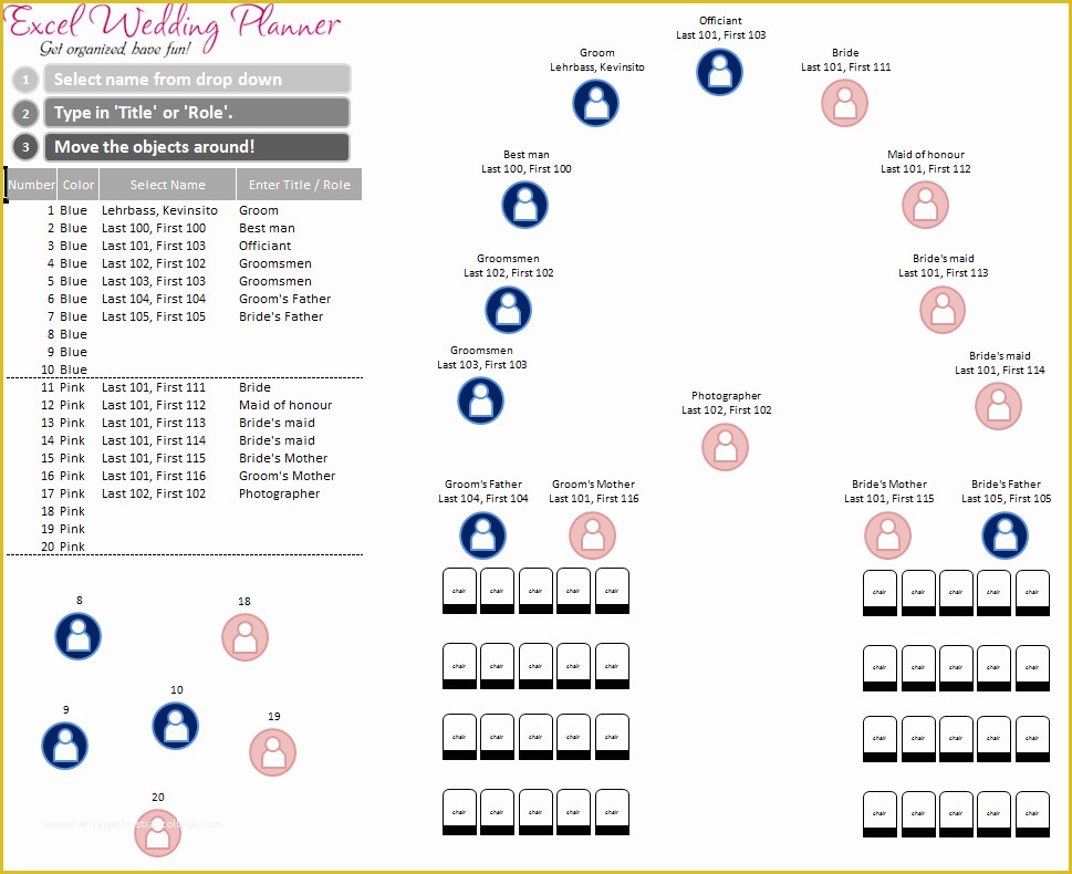Free Printable Wedding Planning Templates Of Free Excel Wedding Planner Template Download today