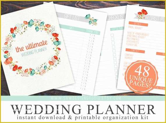 Free Printable Wedding Planning Templates Of Printable Wedding Checklist Planner