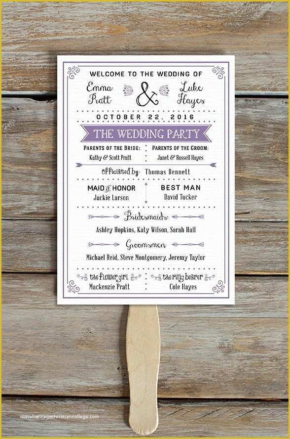 Free Printable Wedding Program Templates Of 15 Lovely Free Printable Wedding Program Templates All