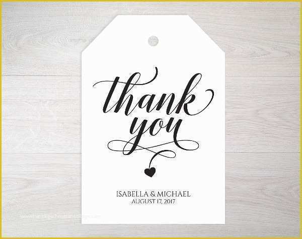 Free Printable Wedding Thank You Tags Templates Of 49 Tag Templates Free Psd Ai Eps Vector format Download