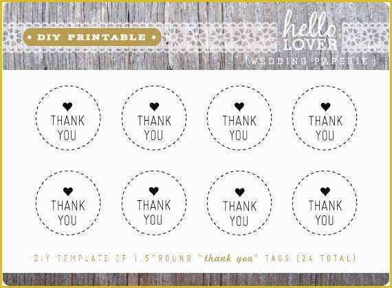 Free Printable Wedding Thank You Tags Templates Of 8 Best Of Diy Printable Thank You Tags Thank You