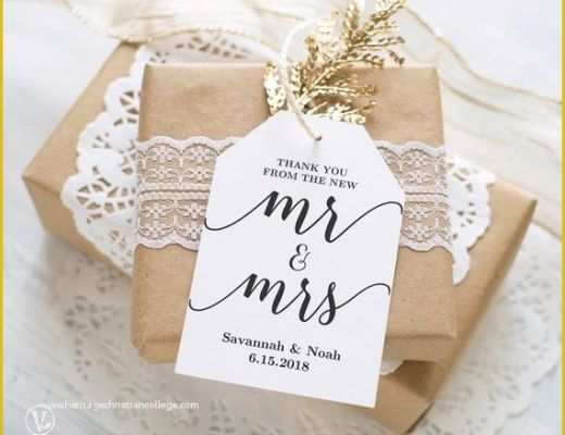 Free Printable Wedding Thank You Tags Templates Of Favor Tags Printable Wedding Favor Tags Template Thank You