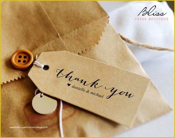 Free Printable Wedding Thank You Tags Templates Of Free Custom Printable &quot;thank You&quot; Tag Download Tag Here