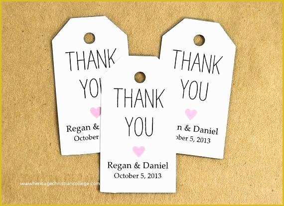 Free Printable Wedding Thank You Tags Templates Of Image 0 Favor Tag 