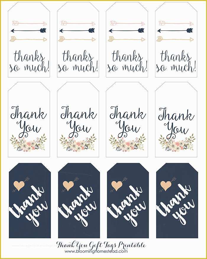 Free Printable Wedding Thank You Tags Templates Of Thank You for Ing Tags Printable Printable 360 Degree