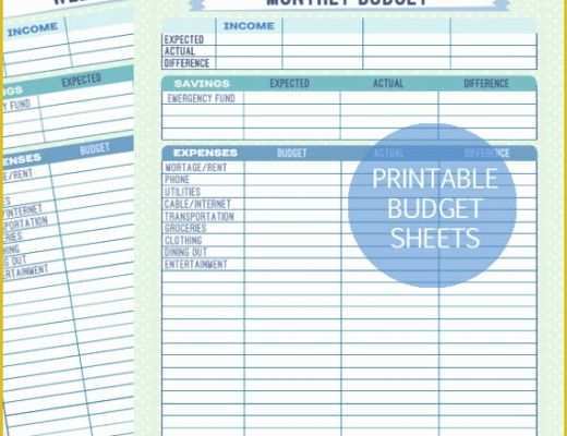 Free Printable Weekly Budget Template Of Free Weekly Bud Template Download