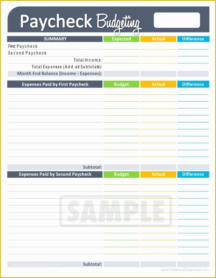 Free Printable Weekly Budget Template Of Paycheck Bud Ing Worksheet Editable Personal Finance