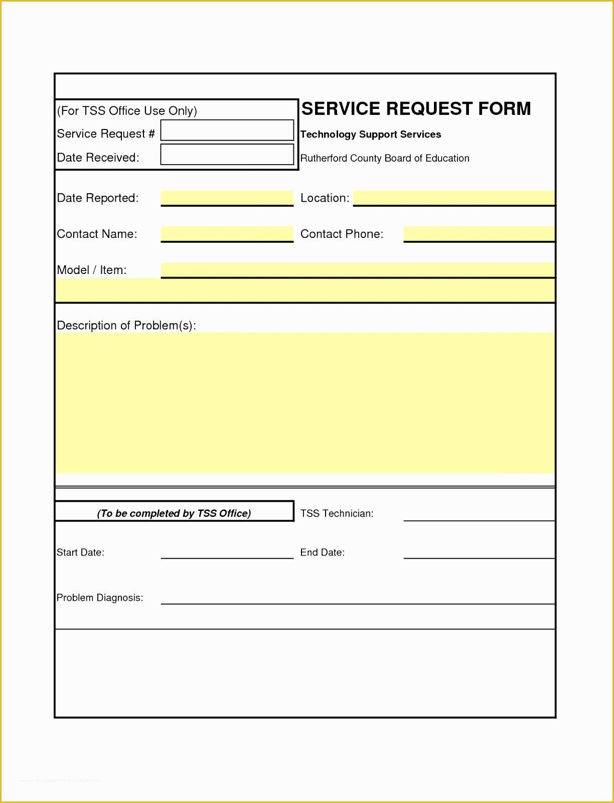 Free Printable Work order Template Of 12 Blank Work order Template Wtayt