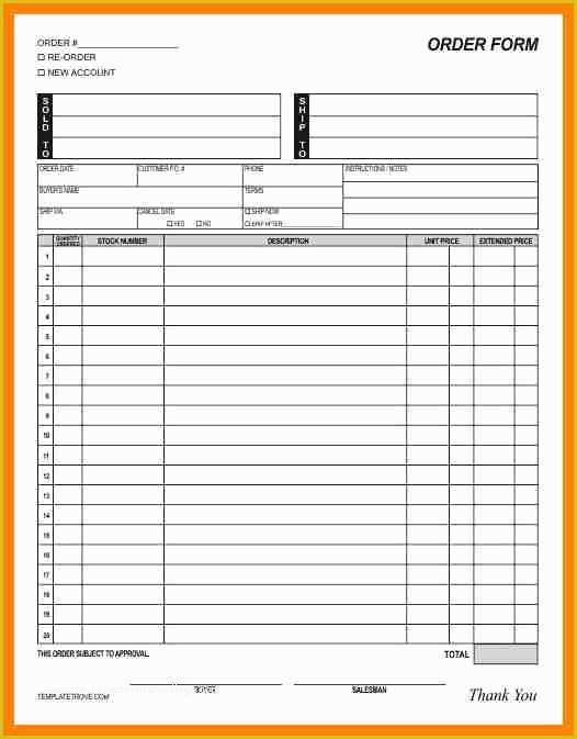 60 Free Printable Work order Template