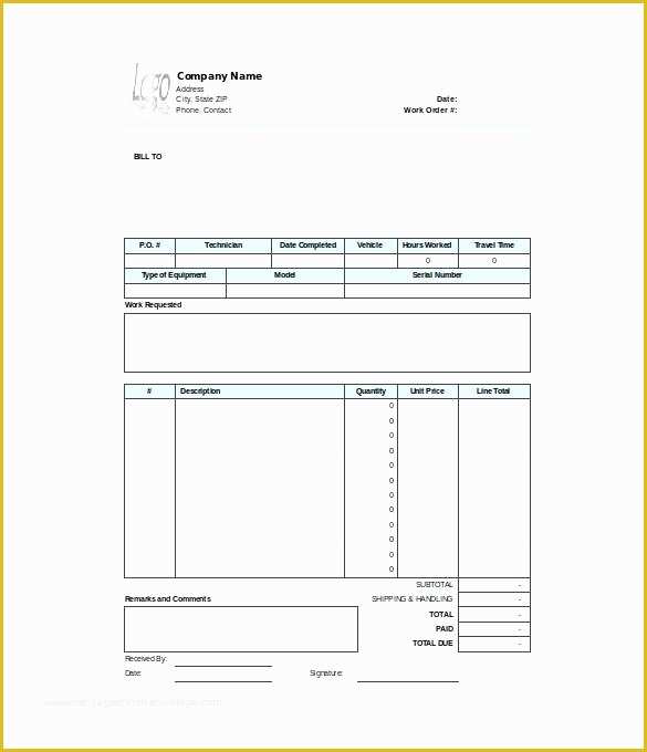 Free Printable Work order Template Of Work Request Template Excel – Whatafanub