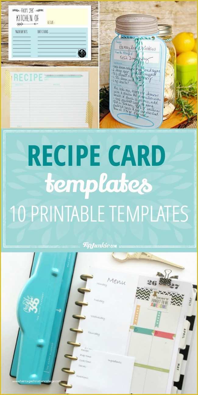 Free Printing Press Website Templates Of 10 Printable Recipe Card Templates Free