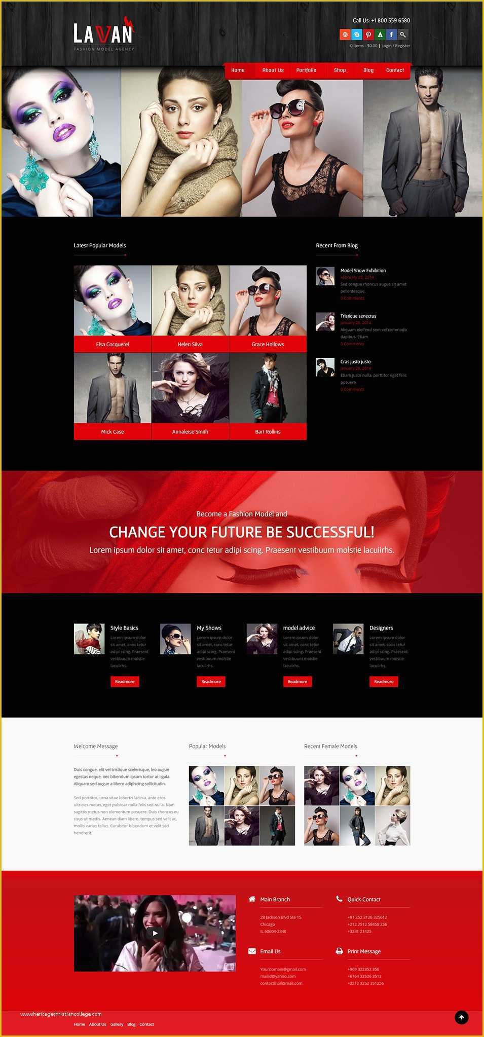 Free Printing Press Website Templates Of 18 Best Modeling Agencies Website Templates