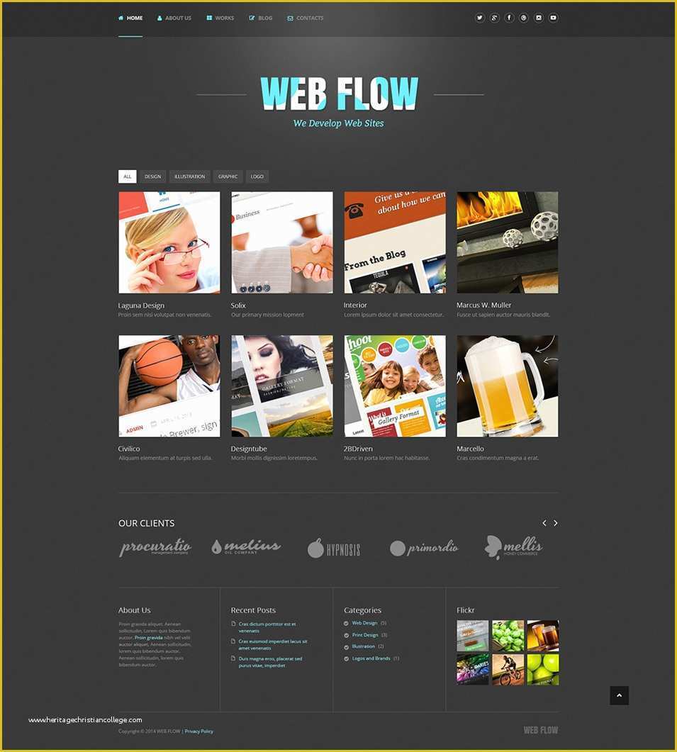 Free Printing Press Website Templates Of 20 Best Web Design Wordpress Templates & themes