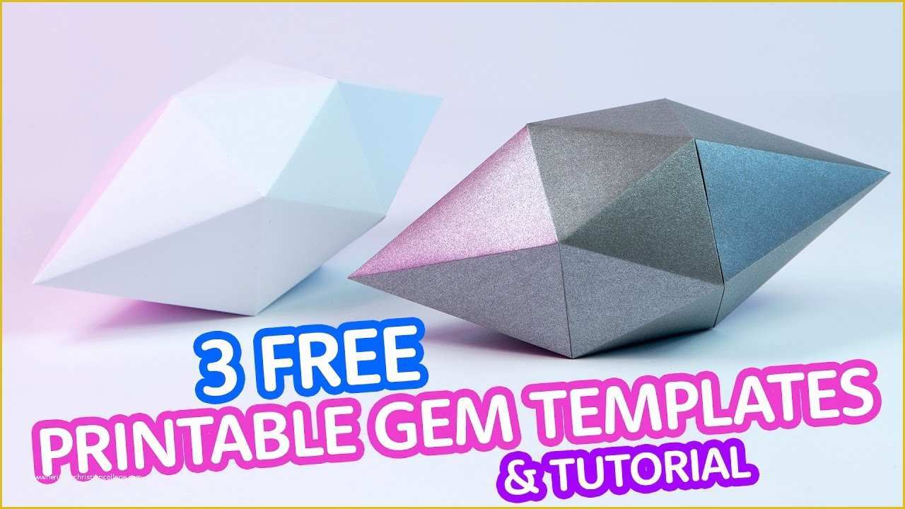 Free Printing Press Website Templates Of 3 Free Printable Gem Templates & Tutorial ? New Ebook