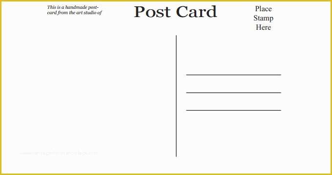 Free Printing Press Website Templates Of Blank Postcard Template