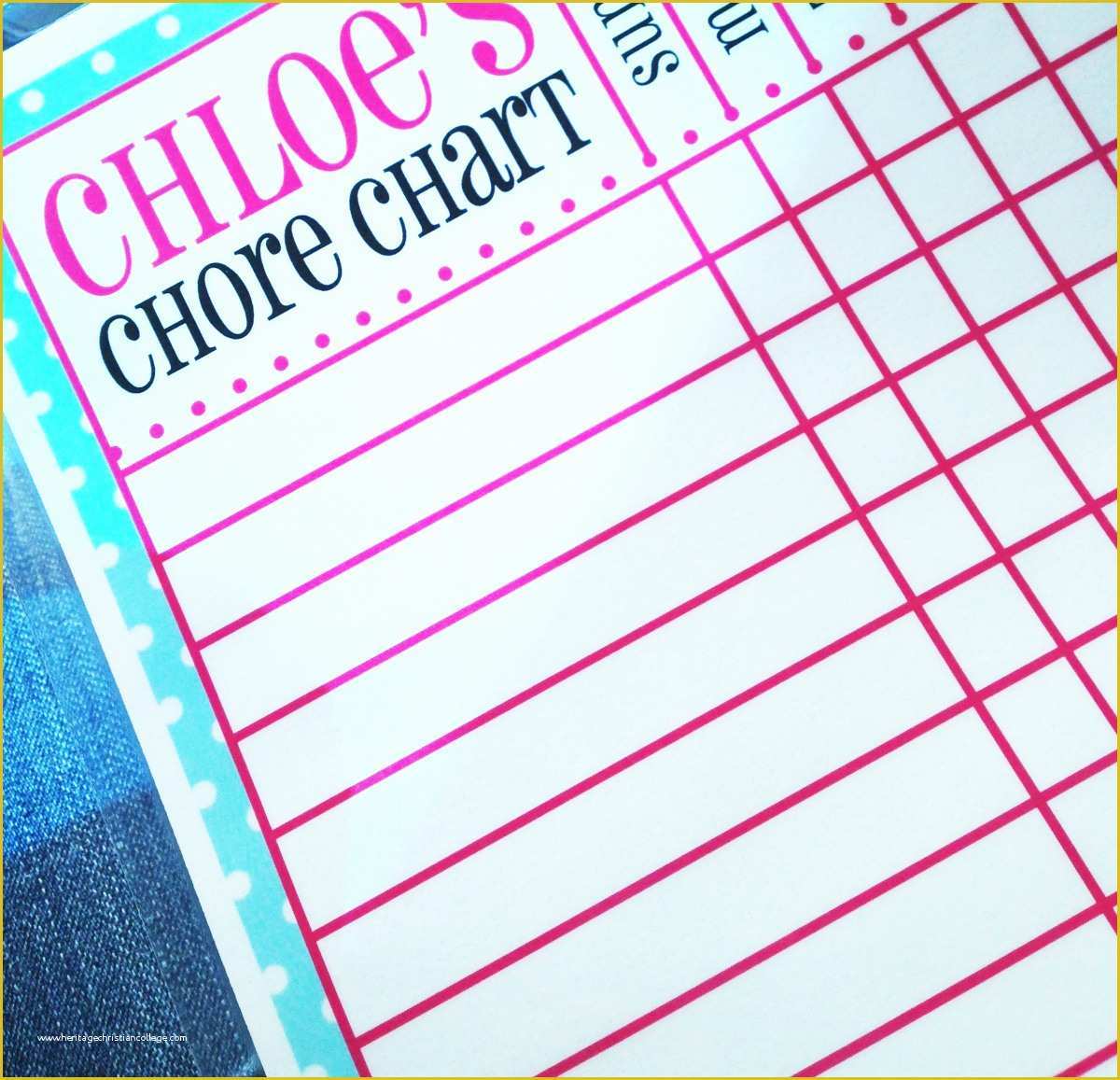 Free Printing Press Website Templates Of Free Printable Chore Chart for Kids – Palm Beach Print Shop