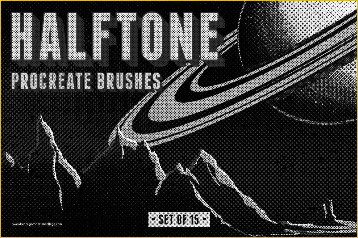 Free Procreate Templates Of Halftone Procreate Brushes Brushes Creative Market