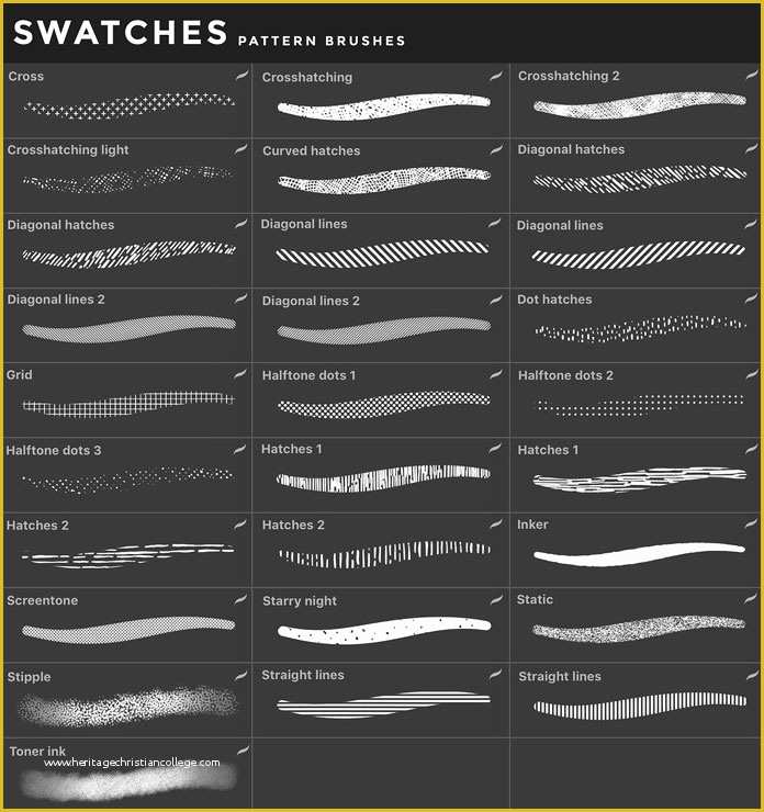 Free Procreate Templates Of Procreate Brushes Bundle for Download