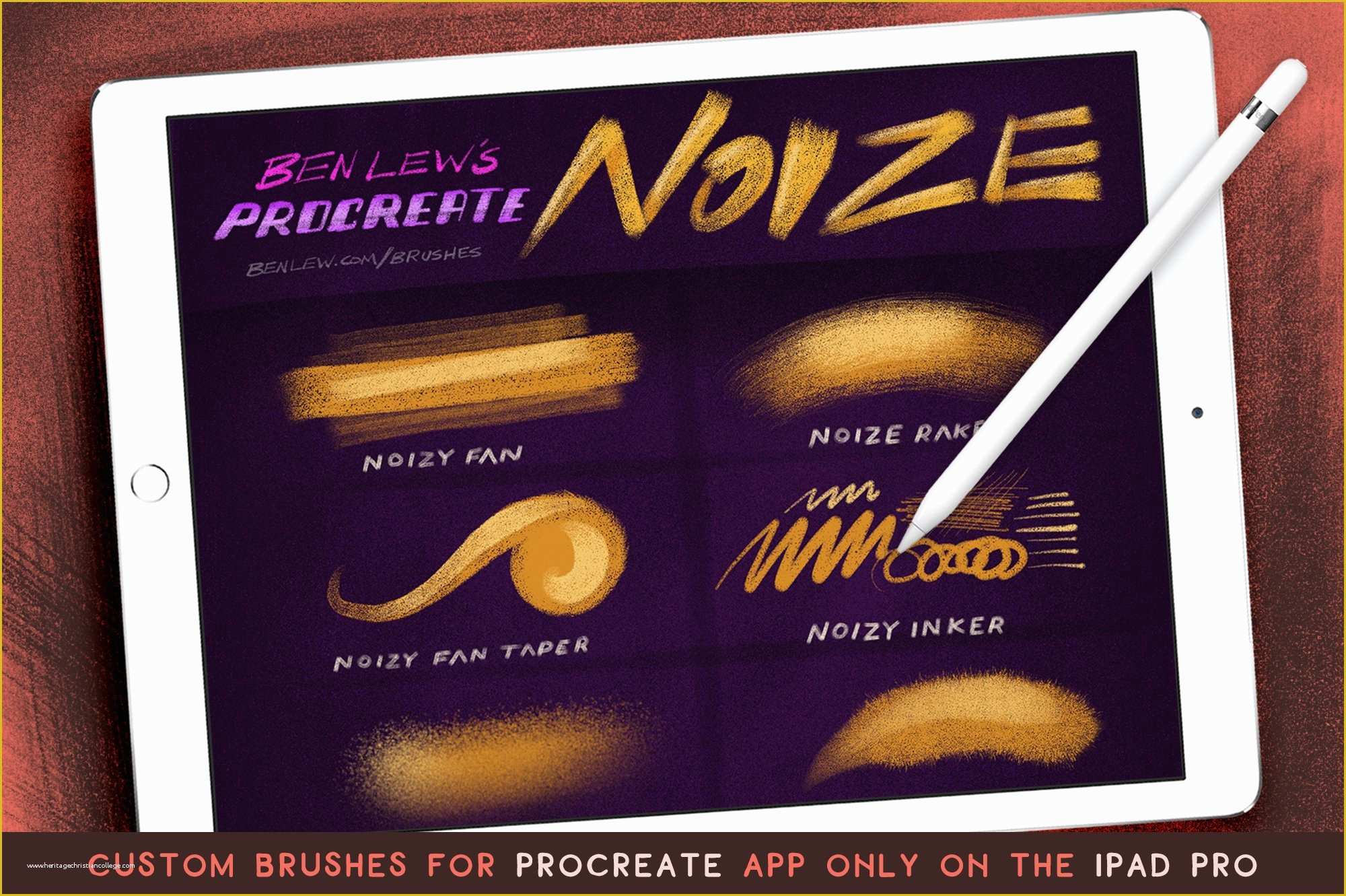 Free Procreate Templates Of Procreate Noize Procreate Brushes Creative Market