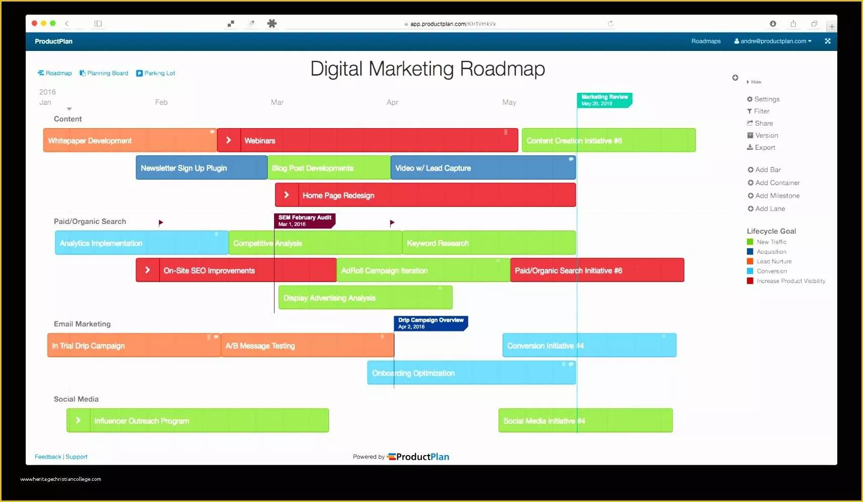 Free Product Roadmap Template Excel Of 8 Roadmap Template Excel Exceltemplates Exceltemplates