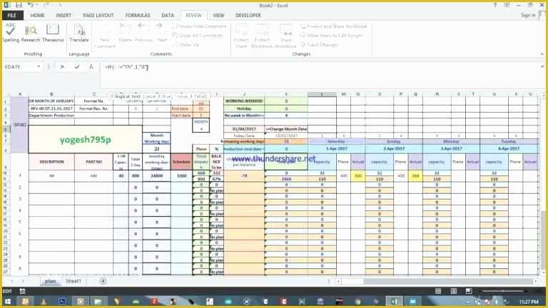 Free Production Scheduling Excel Template Of Production Planning Excel Template Production Planning