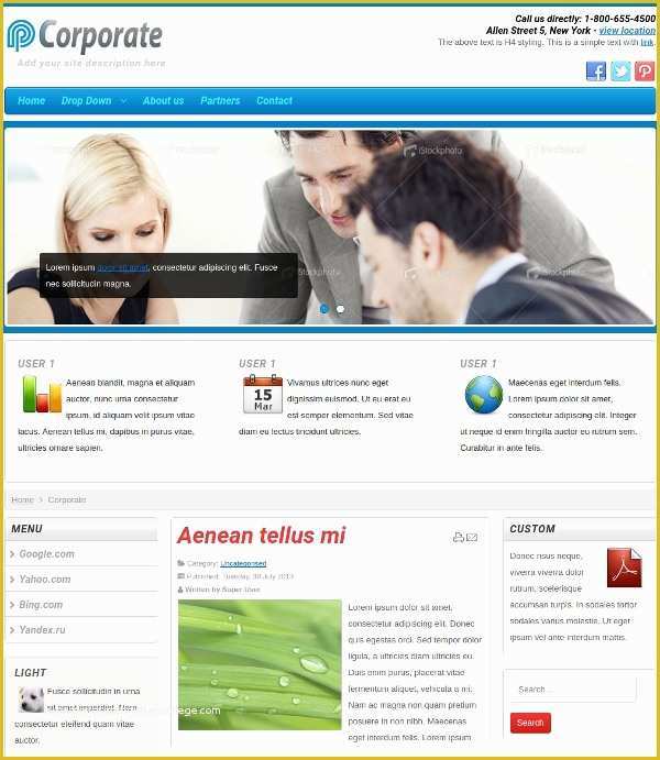 Free Professional Business Website Templates Of 23 Free Business Website themes & Templates