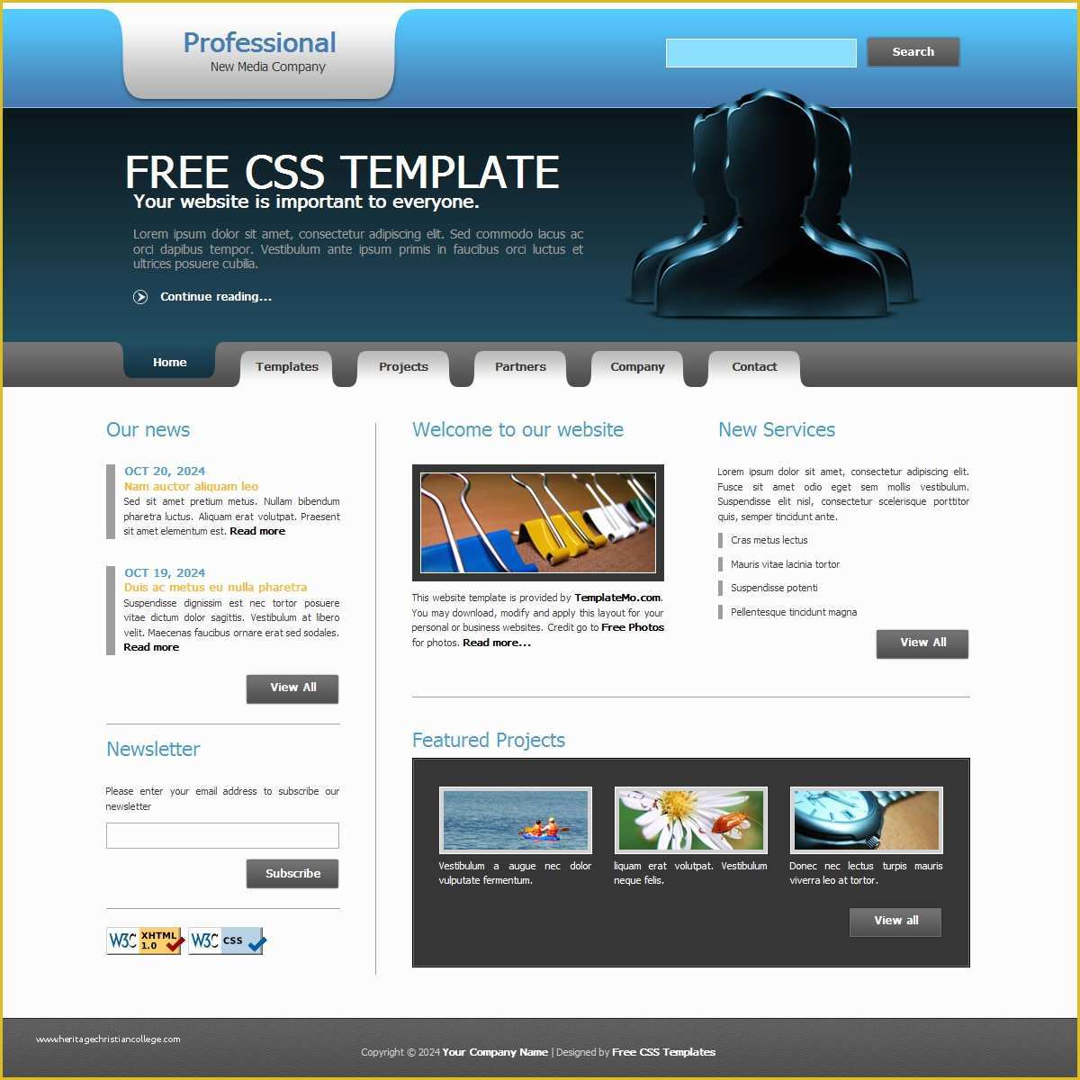Free Professional Business Website Templates Of Best S Of Professional Website Templates
