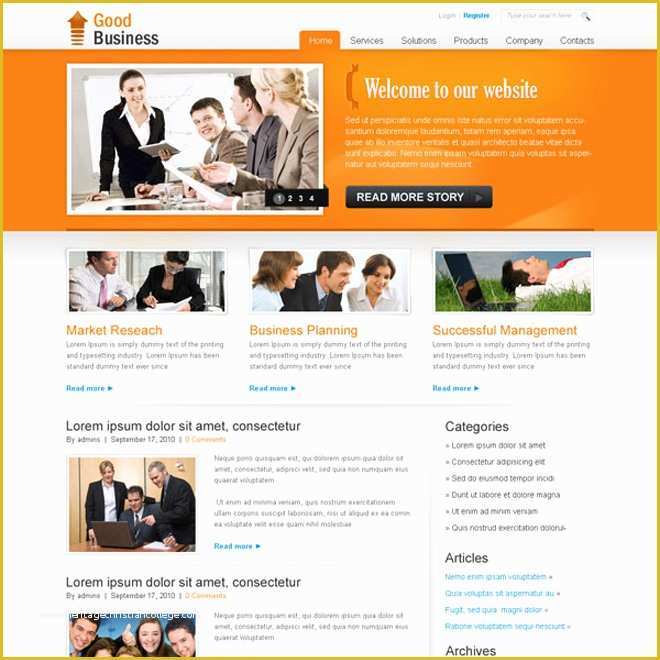 Free Professional Business Website Templates Of Creative & Best Website Template Psd for Sale to Create