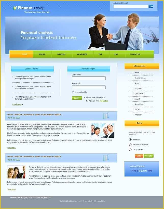 Free Professional Business Website Templates Of Professional Website Templates for Business