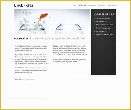 Free Professional Business Website Templates Of Simple White Website Template Black White Simple theme