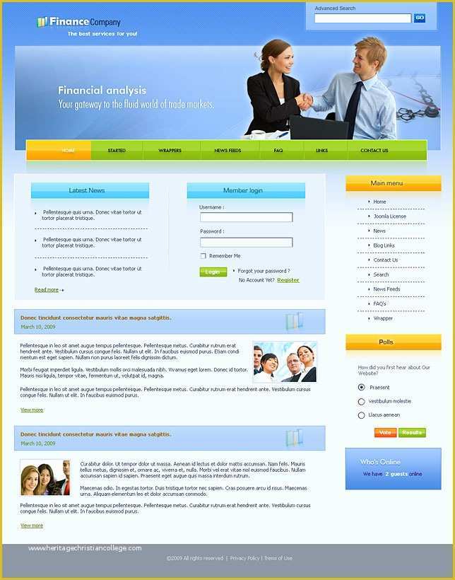 Free Professional Business Website Templates Of Website Template Category Page 1 Izzness