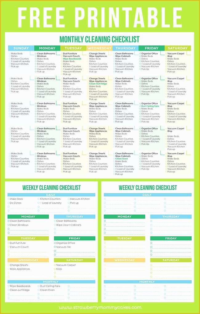 Free Professional House Cleaning Checklist Template Of the Best Free Printable Cleaning Checklists Sarah Titus