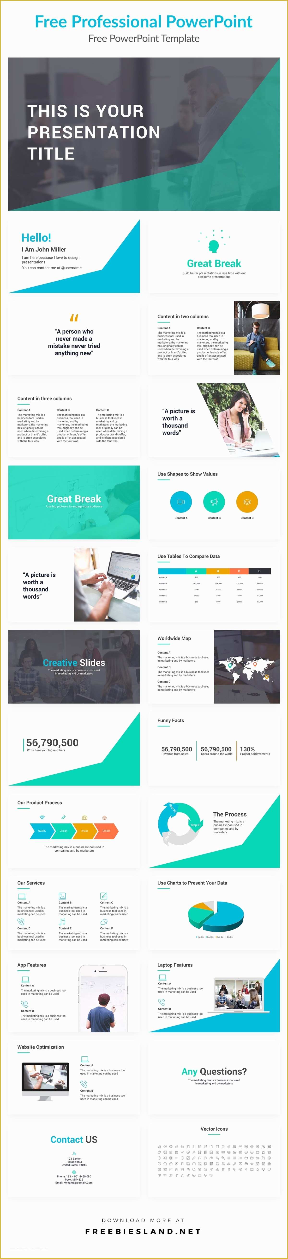 Free Professional Powerpoint Templates Of Free Professional Powerpoint Presentation Template Pptx Ppt