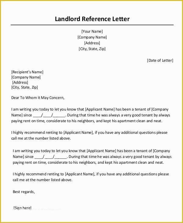 Free Professional References Template Of Professional Reference Letter 12 Free Sample Example