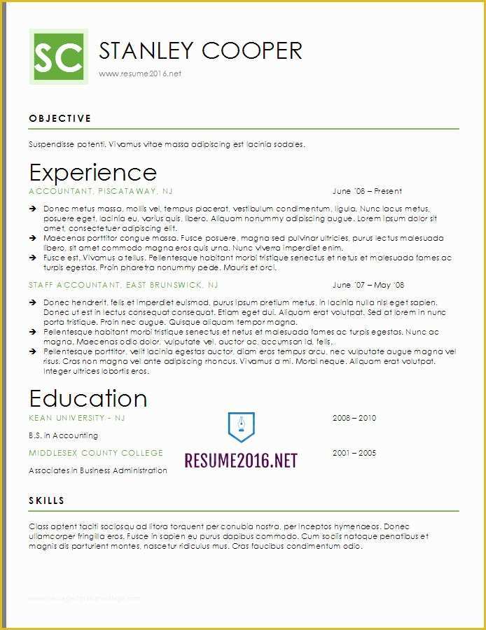 43 Free Professional Resume Templates 2017