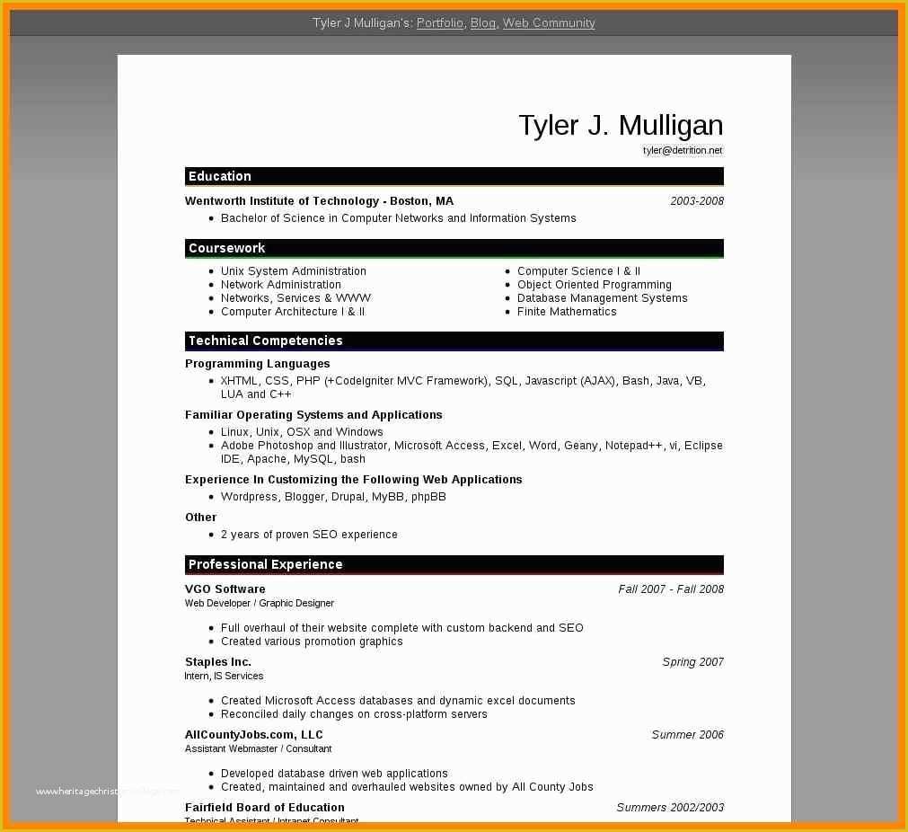 Free Professional Resume Templates Microsoft Word Of Cv format In Ms Word 2007 Free Downloadnd Resume