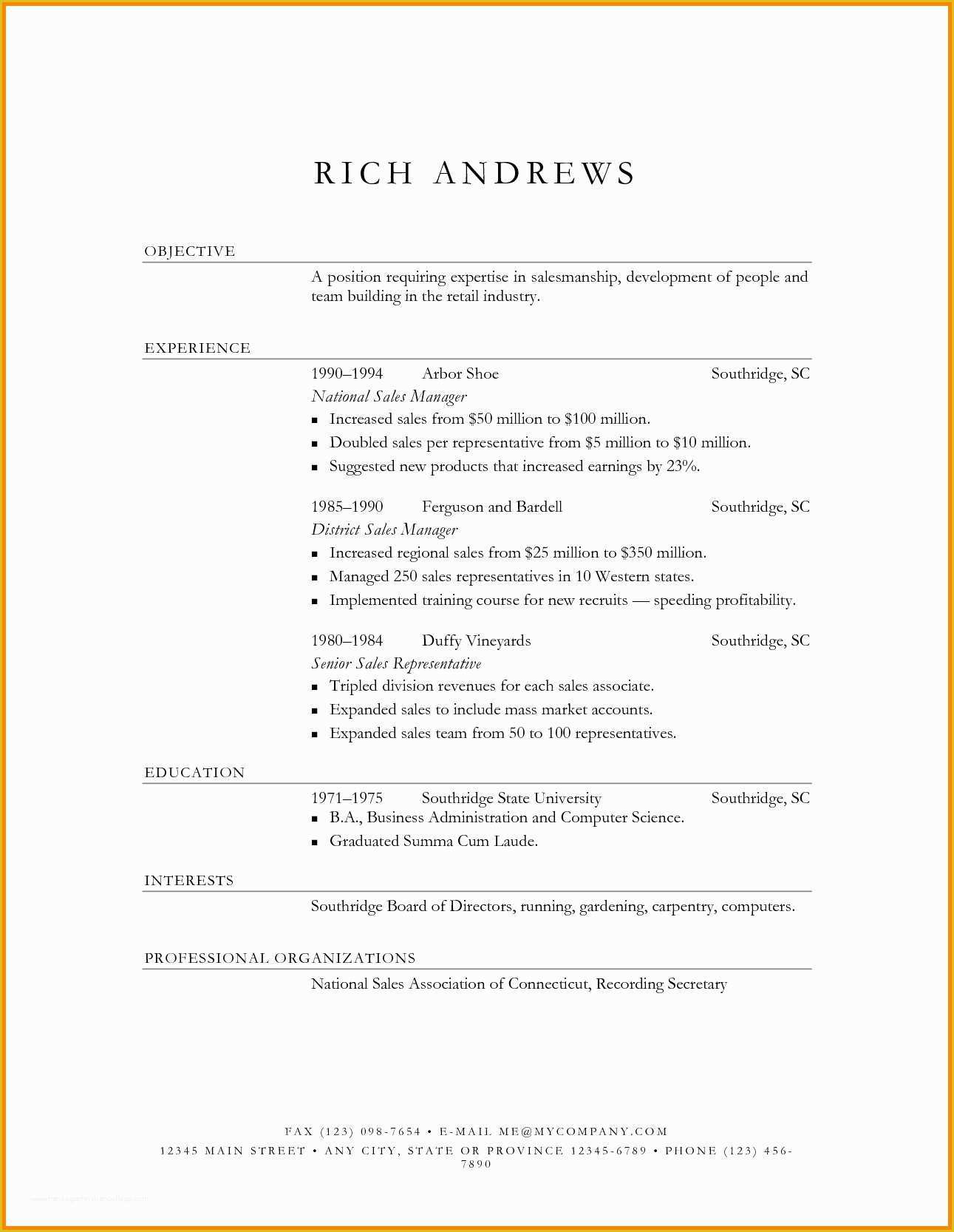 Free Professional Resume Templates Microsoft Word Of Resumes In Word Cover Letter Samples Cover Letter Samples