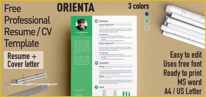 Free Professional Resume Templates Word Of orienta Free Professional Resume Cv Template