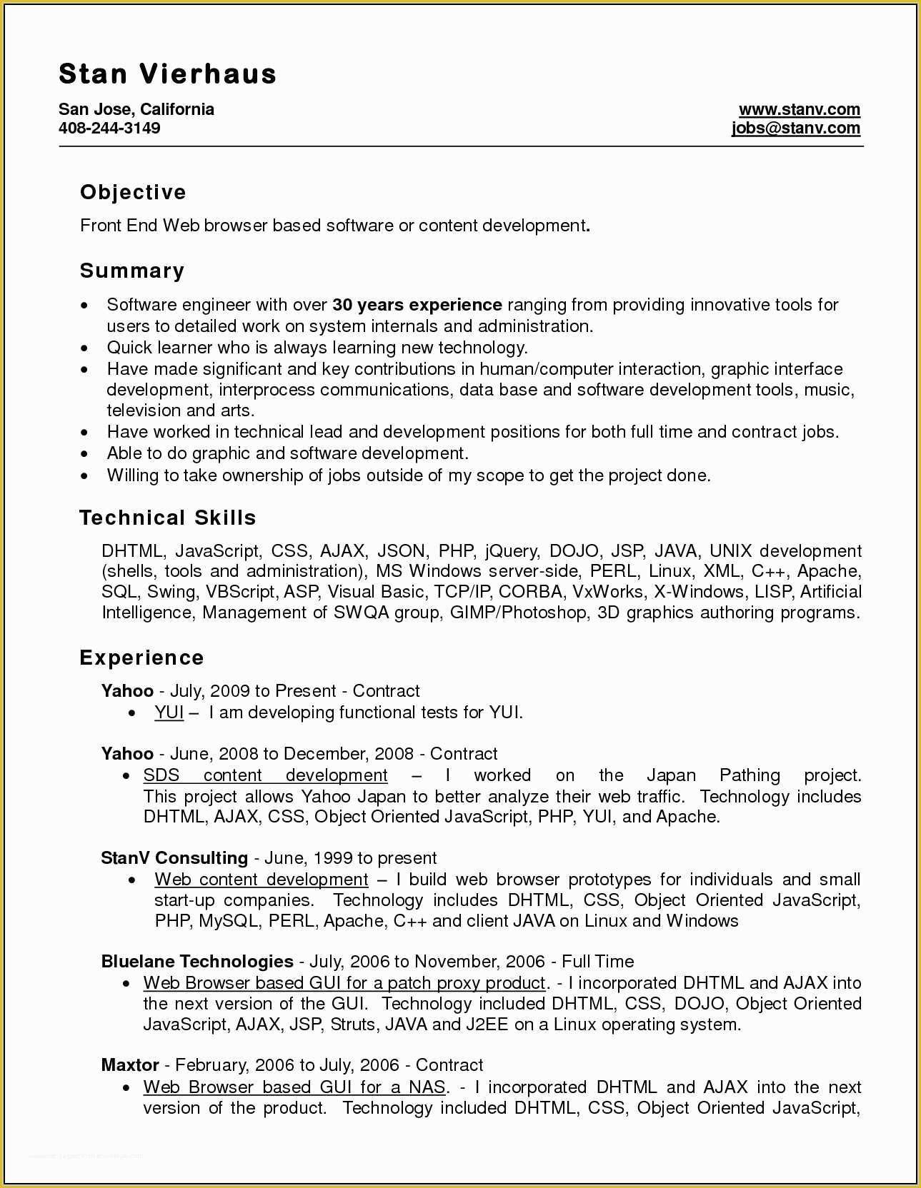 Free Professional Resume Templates Word Of Resume Examples Resume Template for Word 2007 Logistics