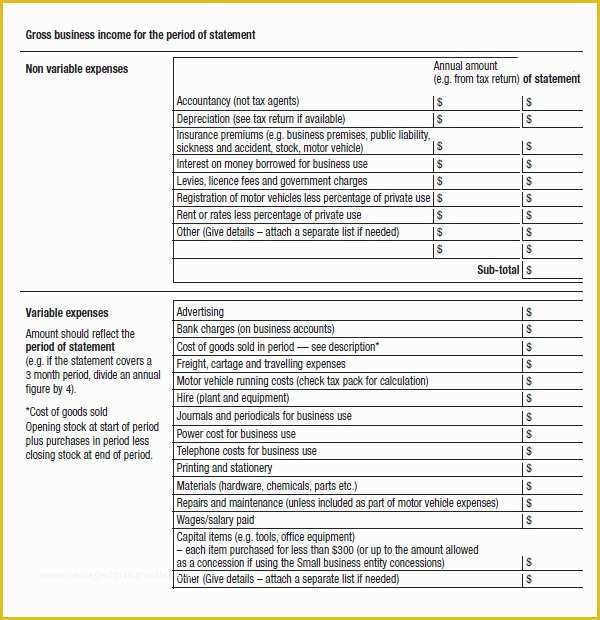 Free Profit and Loss Template for Self Employed Of 20 Sample Profit and Loss Templates Docs Pdf Apple