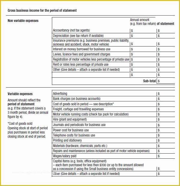 Free Profit and Loss Template for Self Employed Of 20 Sample Profit and Loss Templates Docs Pdf Apple