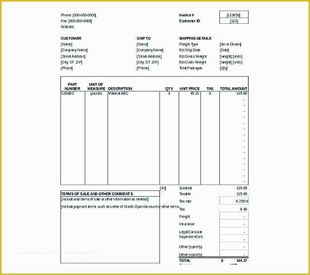 Free Proforma Invoice Template Download Of Proforma Invoice Template Xls format Free Invoice