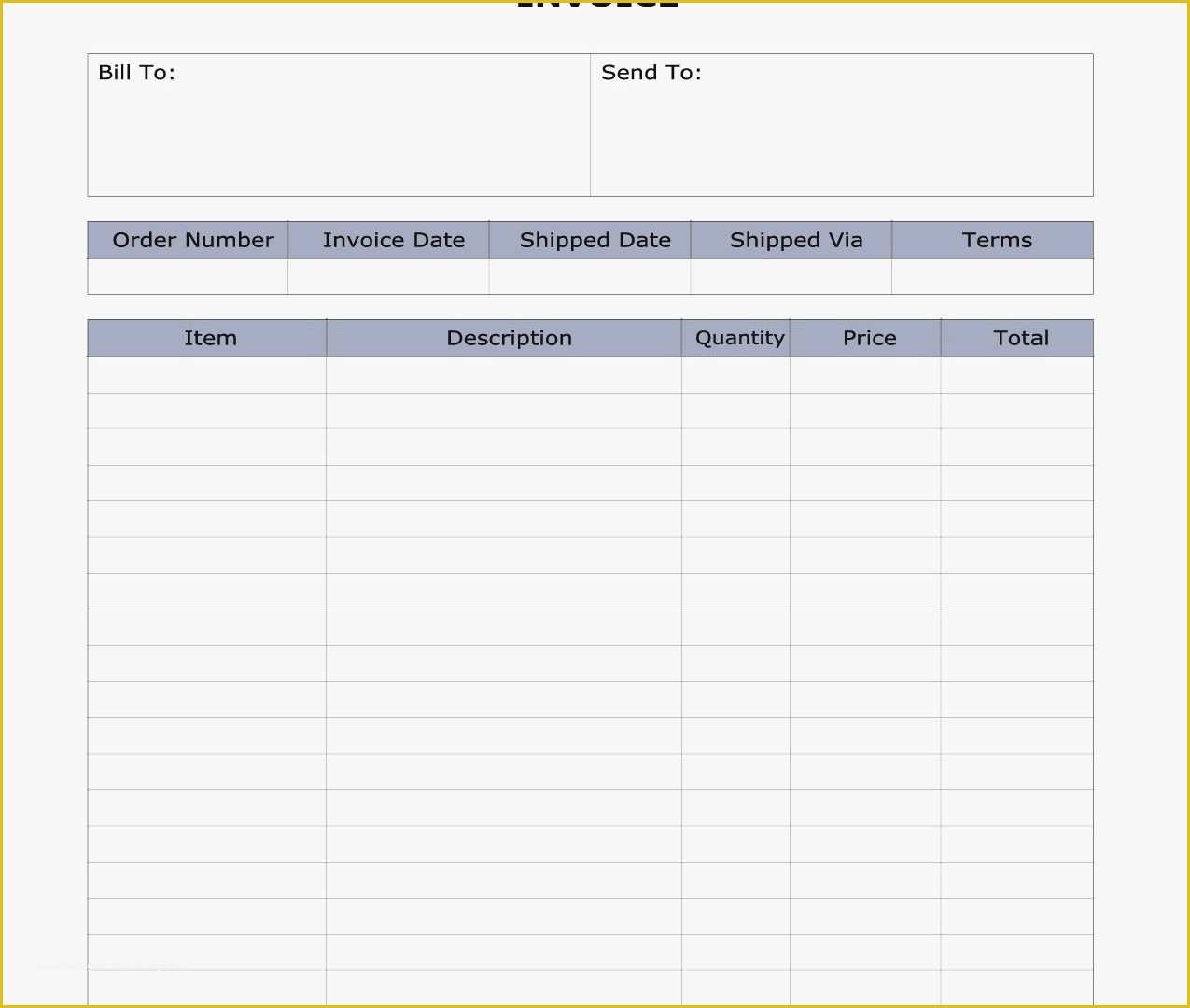 Free Proforma Invoice Template Download Of Resume Templates Free Invoice Template Download Pdf