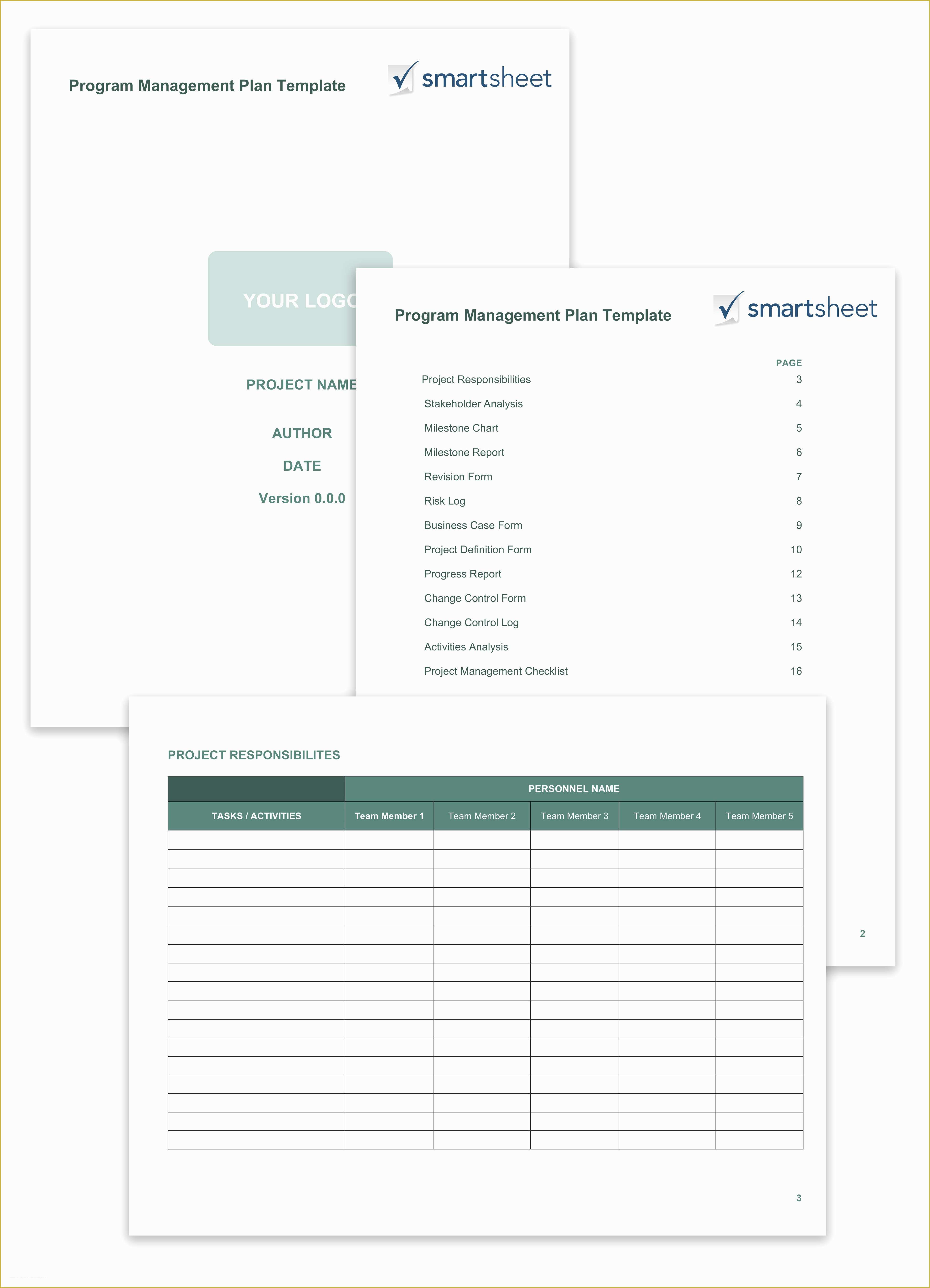 Free Program Management Templates Of 14 Free Program Management Templates