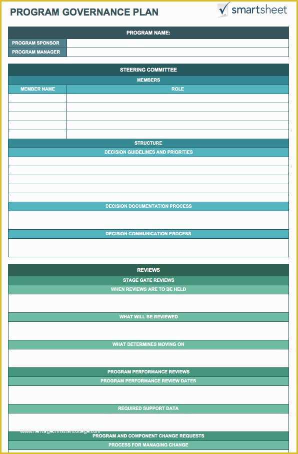 Free Program Management Templates Of 14 Free Program Management Templates