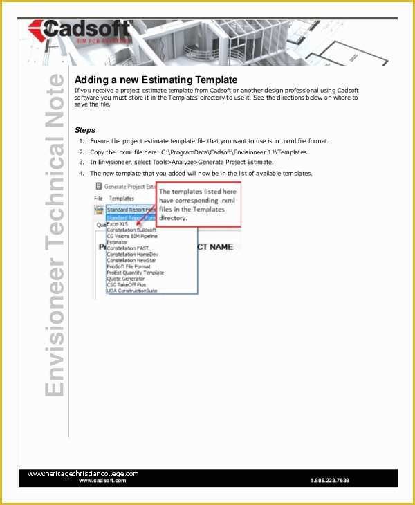 Free Project Estimate Template Of 8 Project Estimate Templates Free Sample Example